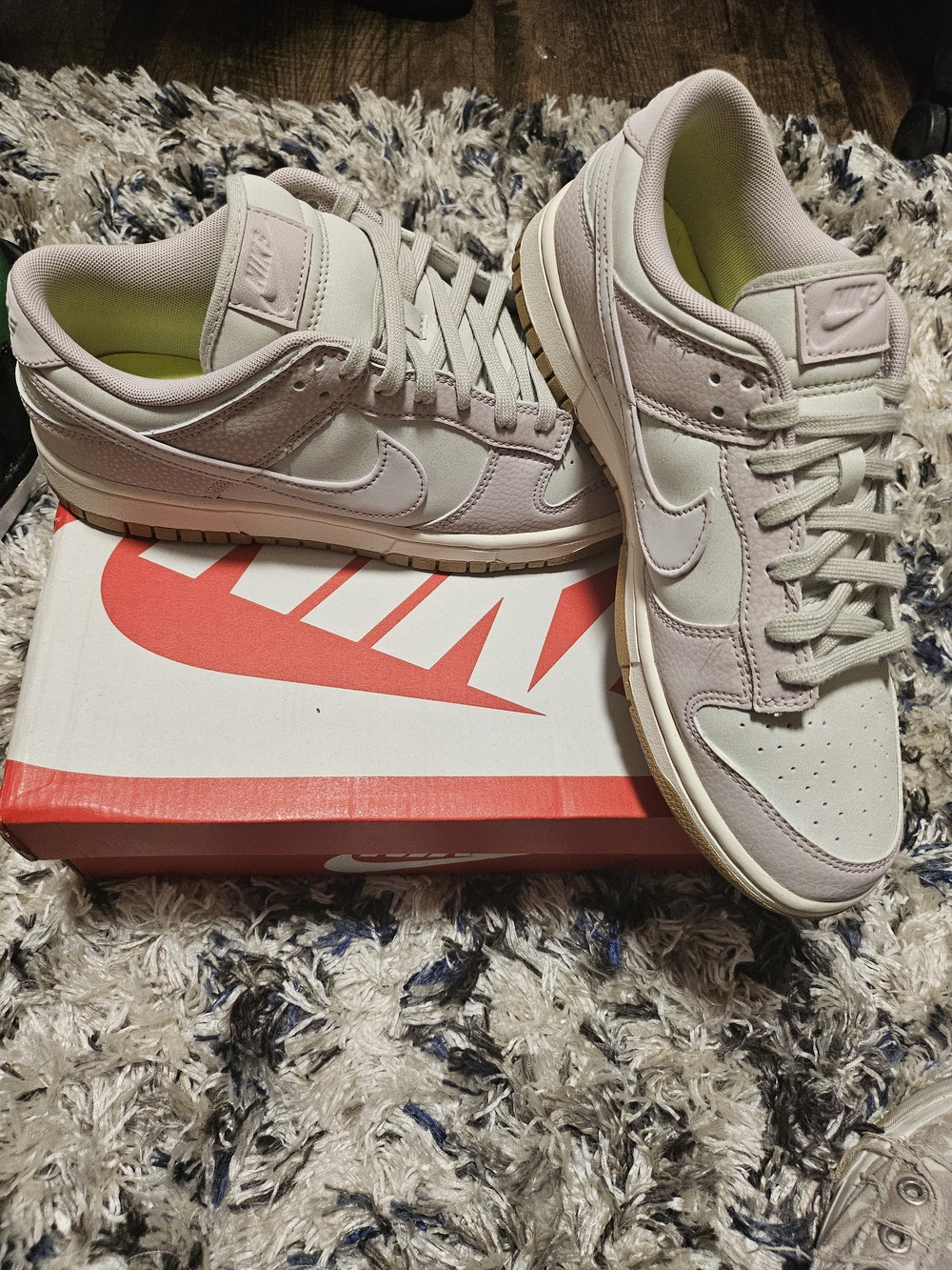 Nike Dunk Low PRM Next Nature in Platinum Violet 8.5/M. 10/W